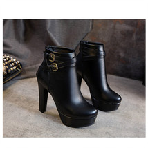 Women Boots Ankle Boots for Women High Heels Fashion Casual Women Winter Shoes - £45.55 GBP