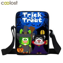 Halloween Pumpkin Trick or Treat Messenger Bag Girls Candy SaShoulder Bags Women - £17.24 GBP