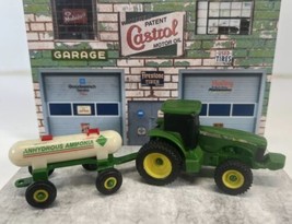 ERTL Green Metal John Deere 3360 Tractor &amp;Anhydrous Tanker Farm Toys - £11.60 GBP