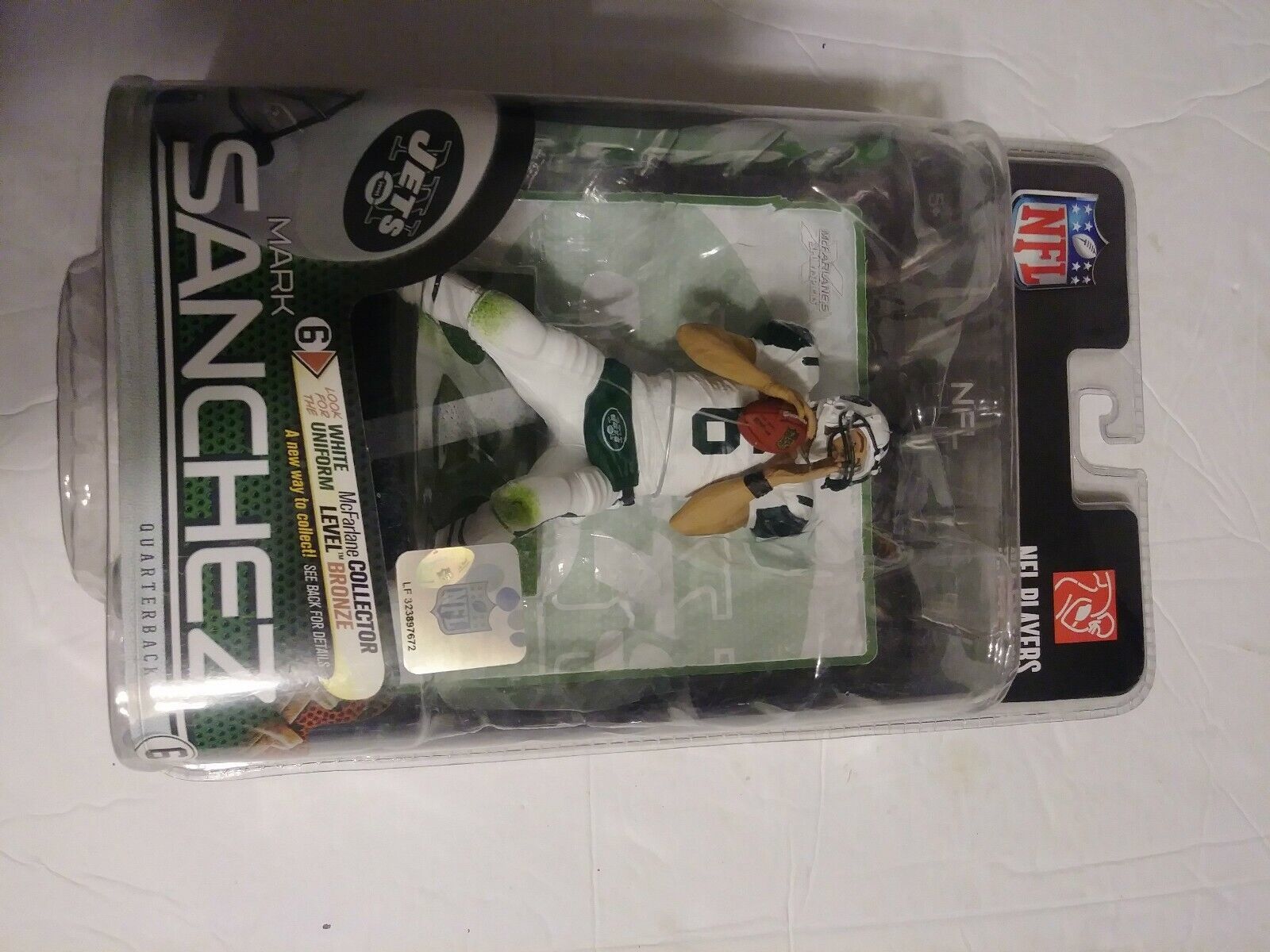 Primary image for Mark Sanchez White Jersey Variant McFarlane New York NY Jets Series 2 Bronze