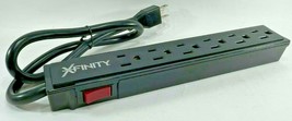 Ultra - U12-41971 - Xfinity 6 Outlets Surge Protector 1.8ft Cord - Black - £12.54 GBP