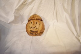 Hawaii Hand Carved Coconut Monkey Head Tiki Bar Lounge Decor Tip Jar Coi... - $26.68