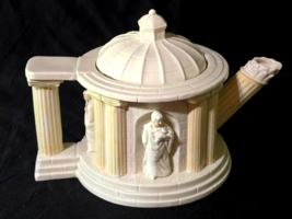 FITZ &amp; FLOYD Omnibus Colosseum Greek Teapot - VERY HARD TO FIND Neo Clas... - $54.98