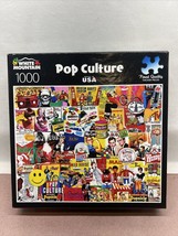 POP CULTURE USA -1000 Piece Puzzle from White Mountain - $9.41