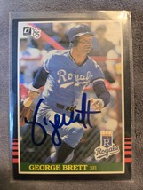 George Brett Hand Signed Baseball Card Autographed Kansas City Royals HO... - $21.00