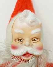 Wis-ton 14.5&quot; Santa Claus Christmas Coca-Cola Plush VTG Doll Rubber Face Rushton - $44.84