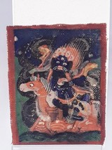 Antique Tsakli: Shri Devi miniature Tangka - £149.24 GBP