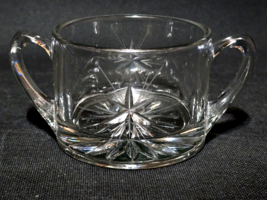 Vintage FOSTORIA Cut 110 Open Sugar Display Trinket Bouillon Bowl Dish Cup - $206.68 MXN