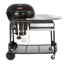 VEVOR 21 inch Kettle Charcoal Grill BBQ Portable Grill with Cart Outdoor... - $350.45