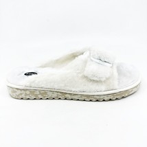 Dr Scholls Staycay OG Tofu White Faux Fur Womens Slippers Slide Sandals - £7.77 GBP