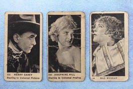 Early Tobacco Strollers Cigarette Cards Universal Actors Harry Carey Mae... - $198.34 MXN