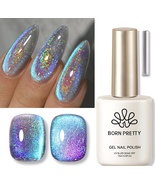 Born Pretty 9D Cat Magnetic Eye Gel Nail Polish Holographic Rainbow Gel ... - $16.99