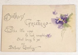 1910 Happy Birthday Postcard Antique Ohio - £3.88 GBP