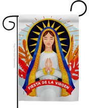 Fiesta De La Virgen - Impressions Decorative Garden Flag G135521-BO - $19.97