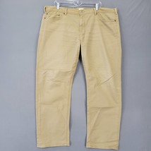 Dockers Men Pants Size 42 Tan Stretch Preppy Khaki Classic Straight Chin... - $13.50