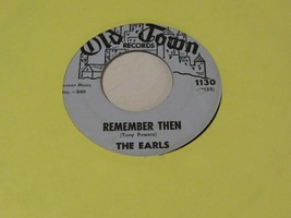 The Earls  45  Remember Then  Old Town - £9.87 GBP