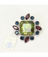 Lia Sophia Abalone Pin with Cut Crystals - $34.81 CAD