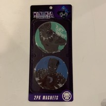 Marvel Wakanda Forever Black Panther 4&quot; Magnet Green Blue 2 Pack New in Package - £4.74 GBP