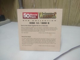 Warriors 12 &amp; 6 (8 Episodes DVD collection-Gladiator Seven, Goliath &amp; Hercules + - £3.11 GBP