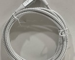 Belkin Boost Charge Braided USB-C to USB-C Cable  6.6ft  White new witho... - $13.85
