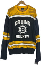 Boston Bruins Hockey Sweater Size Large NEW NHL Mens Pullover Black Yellow NHL - £28.96 GBP