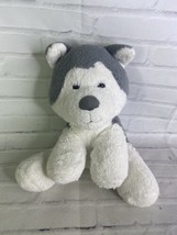 Spark Create Imagine Husky Wolf Puppy Dog Plush Stuffed Animal Gray White Toy - £7.07 GBP