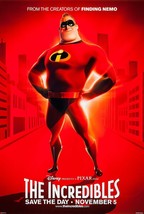 2004 The Incredibles Movie Poster 11X17 Elastigirl Frozone Dash Violet ⚡ - £9.76 GBP