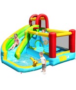 Inflatable Water Slide, 6 In 1 Water Bounce House For Kids Outdoor Fun W... - £309.54 GBP