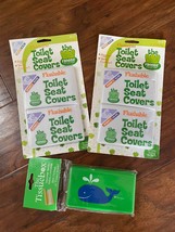 new Set of 40 Mommy&#39;s Helper Flushable Potty TOILET SEAT COVERS + Tissuebox - £11.65 GBP