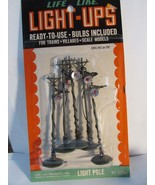 Vintage Life Like S206K Light Ups Light Poles (5) New in older package L... - $9.85