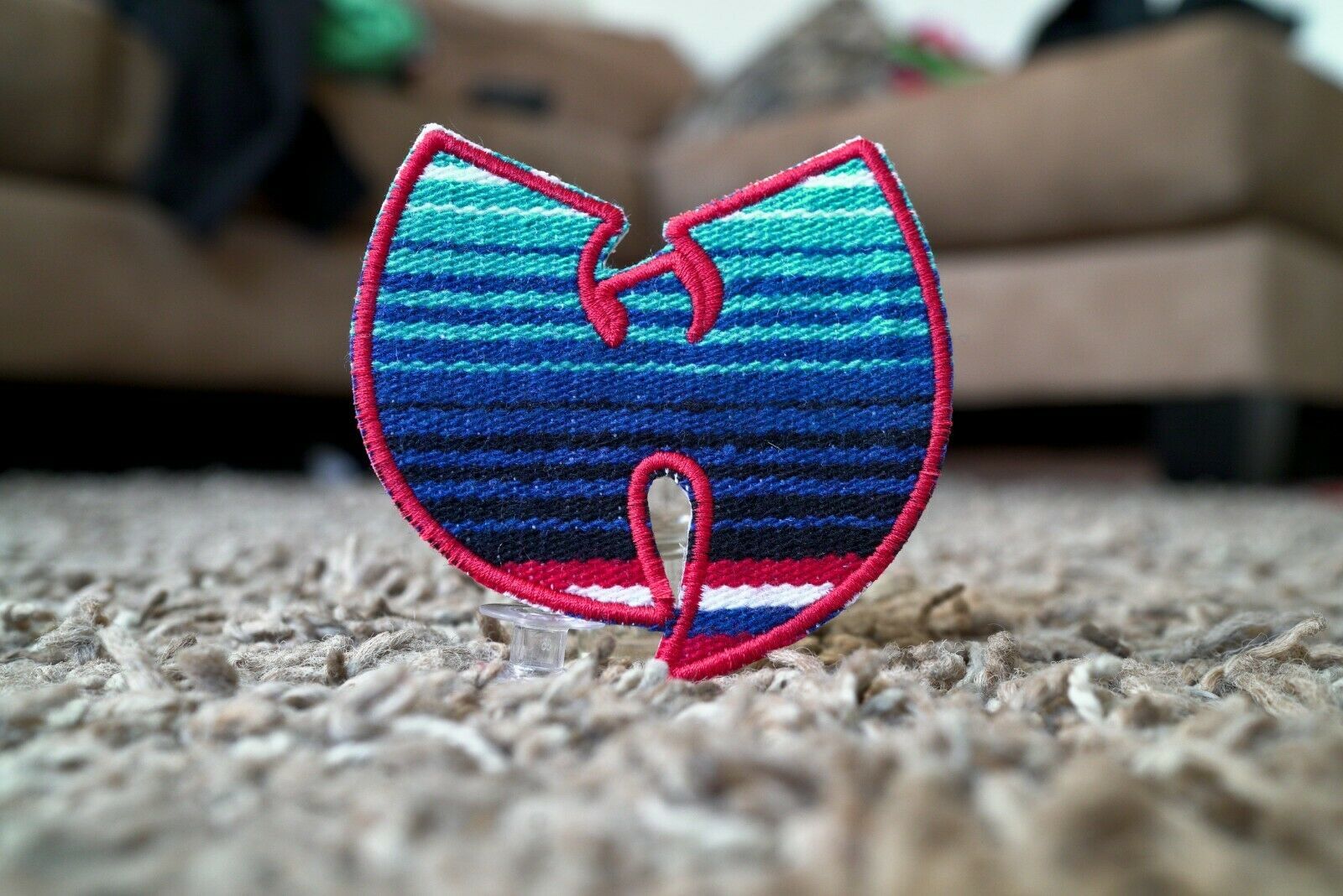 Primary image for Mexican Zarape Blanket Wu Tang Embroidered Patch