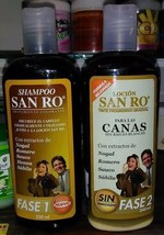 SAN RO~Gray Hair Shampoo &amp; Hair Lotion Coloring Treatment~Herbal Extracts~240ml - £30.33 GBP