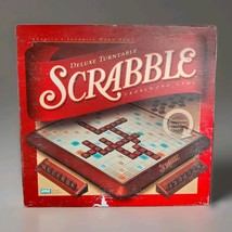 Scrabble Deluxe Turntable Board Game Complete  - $67.32