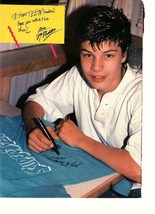 Jay Ferguson teen magazine pinup clipping signing a Superteen shirt 1990&#39;s - £1.19 GBP