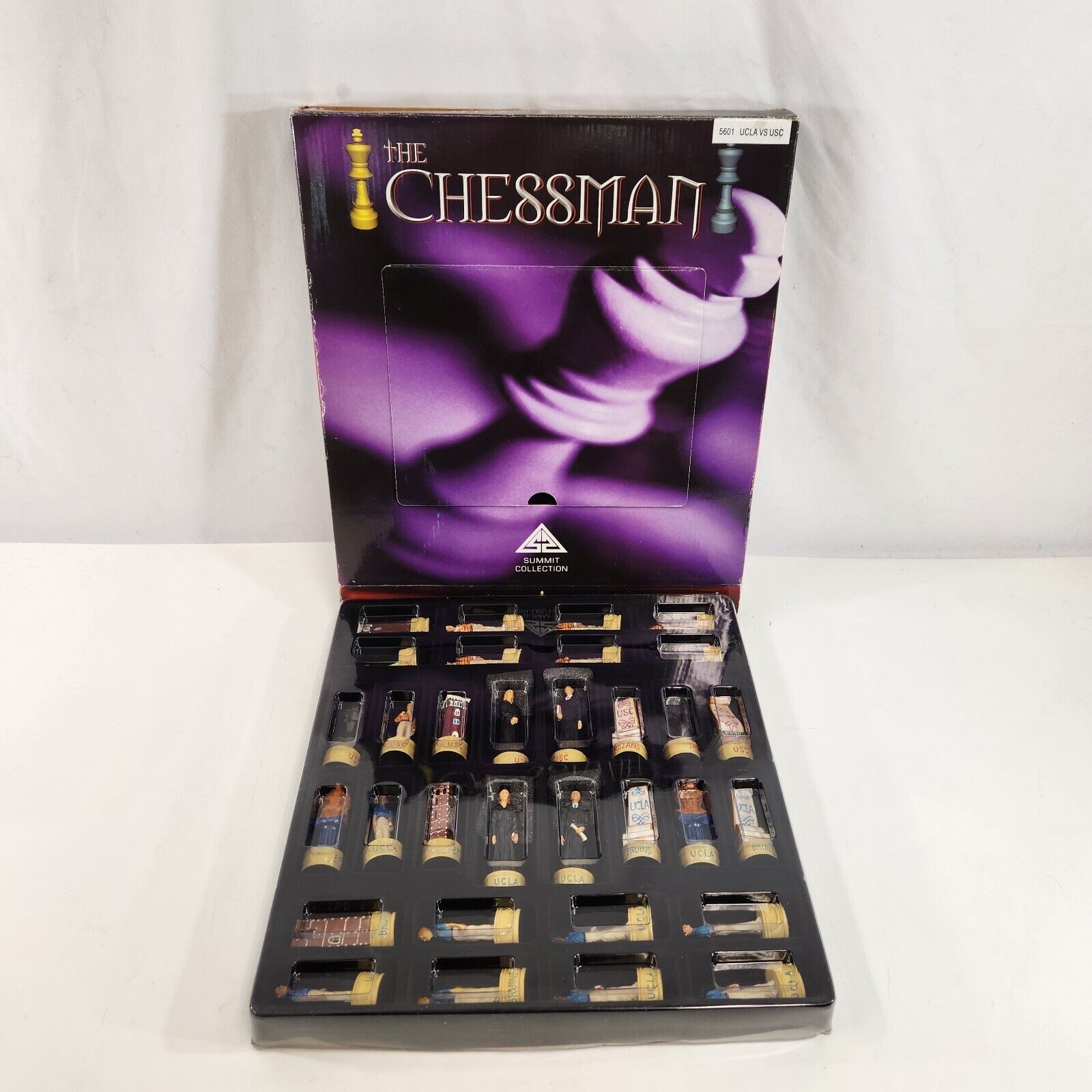 Chessman UCLA vs USC Chest Set Summit Collection College Pieces Only NO BOARD - $67.54