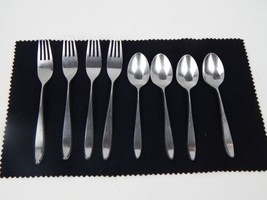 Stainless Steel Japan Flatware 8 Piece Lot Flatware Forks Spoons - £21.04 GBP