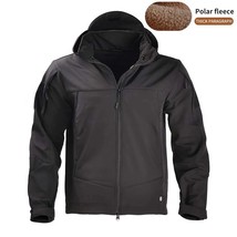 HAN WILD   Jacket Men Soft Fleece Waterproof Army  Jacket t Men Clothing Outdoor - £110.94 GBP