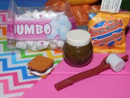Our Generation Smores Lot Marshmallow Campfire Camping fits 18&quot; American Girl - £15.57 GBP
