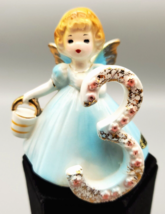 Vintage Josef Originals Birthday Angel 3 Years Girl Figurine Has Repairs Label - £7.03 GBP