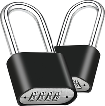 2Pcs Combination Lock, 4-Digit Heavy Duty Combo Lock, Combination Padloc... - $548.90 MXN