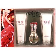 Paris Hilton CAN CAN 3 Pc Gift Set for Women with Spray Body Lotion Shower Gel - £55.35 GBP