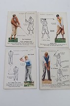 4- 1939 Players Cigarettes Golf 15,16,17,18 Gadd Easterbrook Duncan Denny Cards - £23.42 GBP