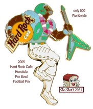 Hard Rock Cafe Honolulu Pro Bowl Football 2005 Trading Pin - $19.95