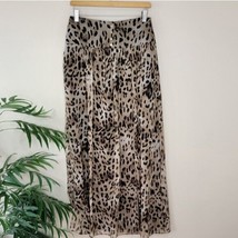 Worth | Silk Leopard High Slit Maxi Skirt, womens size 4 - £42.54 GBP