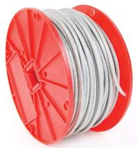 Koch 004132 Cable, 7 by 7 Construction, Trade Size 1/8-3/16 by 250 Feet,... - €46,17 EUR+