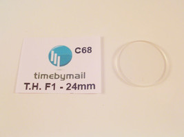 Watch Glass Crystal For TAG HEUER F1 WA1211 Replacement Spare Part 24mm X2mm C68 - £15.15 GBP
