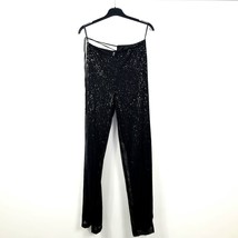 MOTEL - New with Tag - Sanju Trousers in Drape Sequin - Black - Large - £18.03 GBP