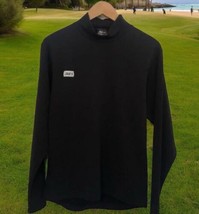 Vintage 80’s Sub 4 Black mock neck long sleeve heat gear Shirt Men’s Size L - £23.26 GBP