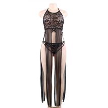 Plus Size Elegance Lace Cutout Gown - £22.48 GBP