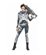 Party City Gears of War Kait Diaz Costume Adult Catsuit Armor Belt Small... - $24.99